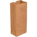 Box Packaging Global Industrial„¢ Hardware Bags, #5, 5-1/4"W x 3-7/16"D x 10-15/16"H, Kraft, 400/Pack BGH124K